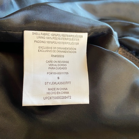 NWT Gibson Latimer Olive Color Quilted Vest with Removable Faux Fur Collar - Picture 6 of 16